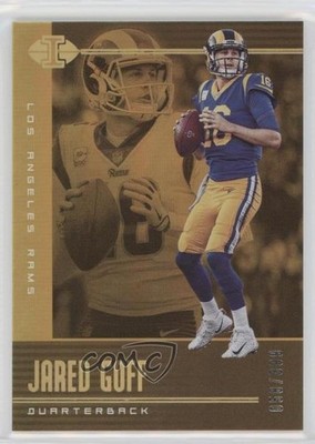2019 Panini Illusions Trophy Collection Gold 58/399 Jared Goff #38 9bg