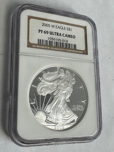 2005-W American Silver Eagle Proof NGC PF69 UCAM #014 - Picture 2 of 4