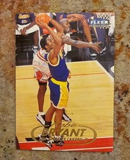 1998-99 Fleer Tradition #1 Kobe Bryant Shooting Michael Jordan Lakers