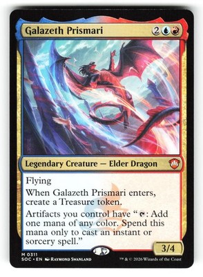 Galazeth Prismari #311 (NM) (Non-Foil) (M) (SOC) Magic MTG
