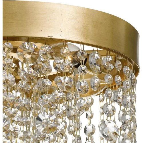 Crystorama WIN-613-GA-CL-MWP Winham Flush Mount Antique Gold - Picture 2 of 8