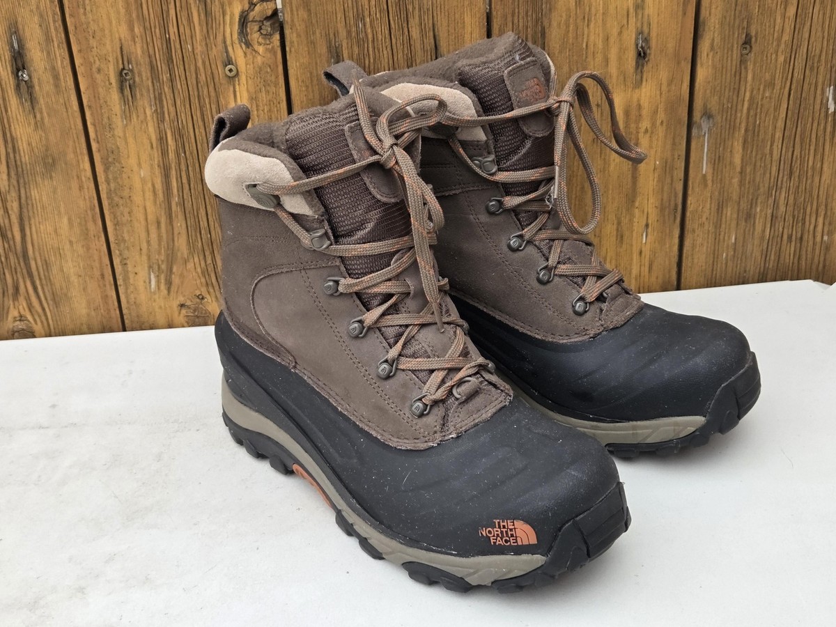 The North Face Boots Mens Size 10 Brown Heatseeker Insulated Snow