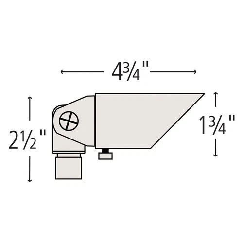 Hinkley Hardy Island 2 1/2" High Bronze Outdoor Spot Light - Picture 6 of 9
