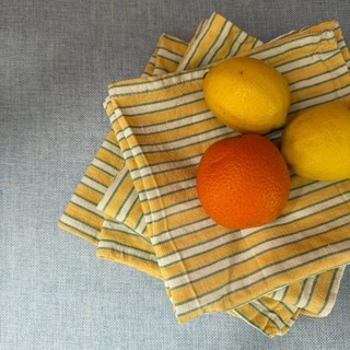 Vintage Stripe Cotton Napkins