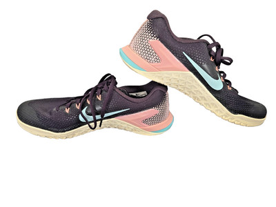 Nike Metcon 4 Womens Size 9.5 Purple Pink Training Shoes CrossFit