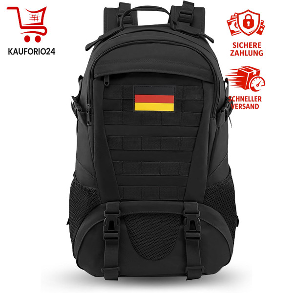 MilitäR Rucksack 30L Wasserdicht Molle Taktisch Outdoor Trekking Rucksack Herren-image