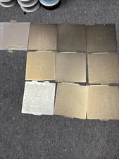 Lot Of 10 3d Plates 9 Bambu 3d Printer Plates New And Used And 1 Wham Bam Plate