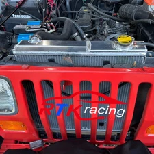 3 Row Aluminum Radiator For 1987-2006 Jeep Wrangler YJ/TJ 2.4L 2.5L 4.0L 4.2L