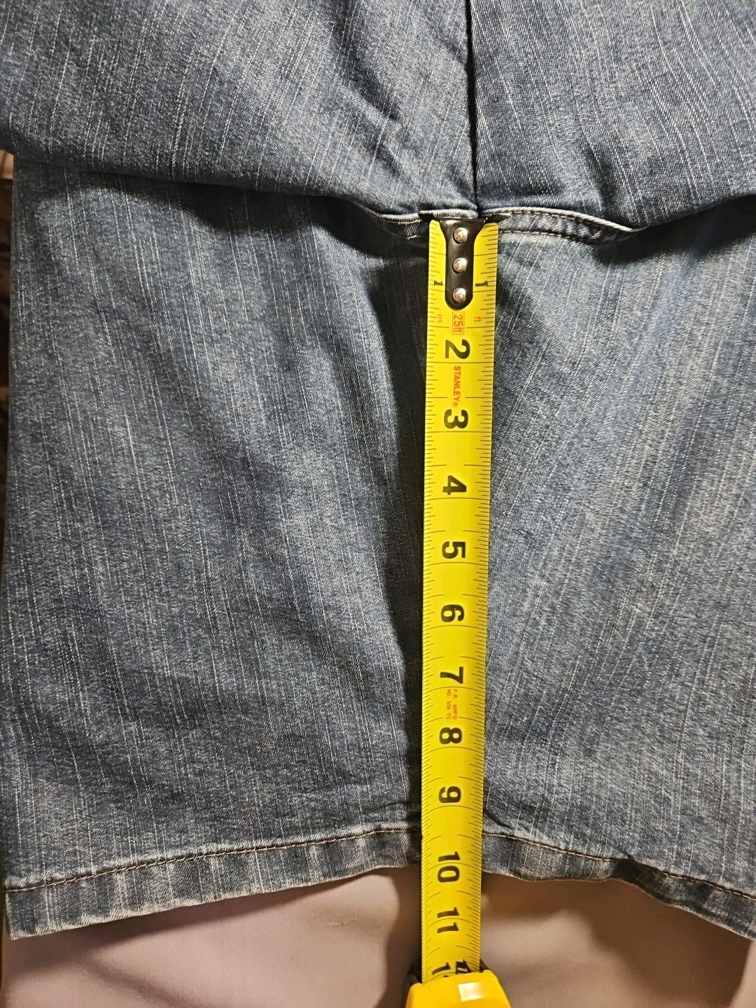 Wrangler Jean Cargo Shorts Mens Size 38/10 Blue Authentic Issue Real Comfortable image 10