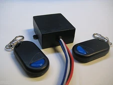 12V 15A 315mhz dry contact 0v out momentary relay switch 2 remote key fob RP11