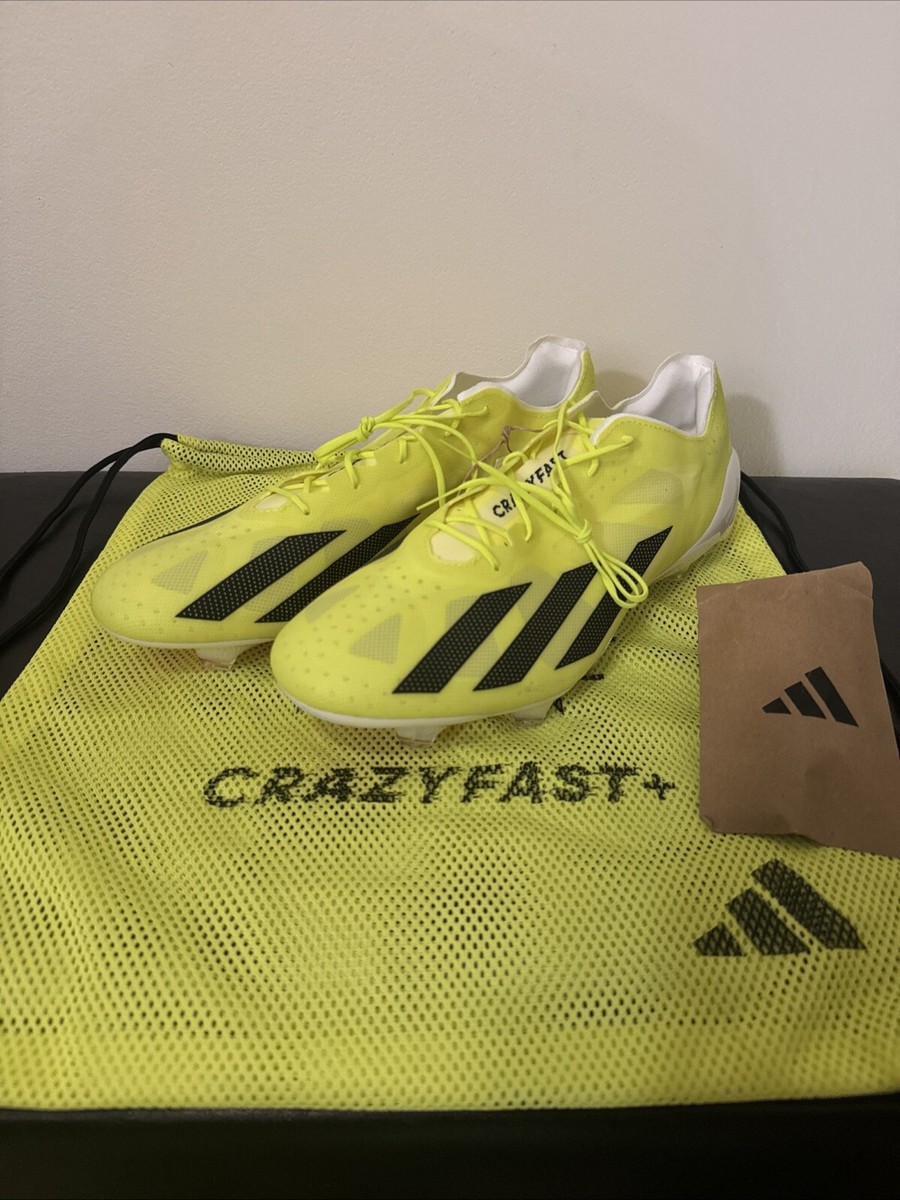 Men\'s Adidas X Crazyfast+ FG Soccer Cleats / Solar Yellow / IE2375 / Size 13 Adidas X Crazyfast+ FG Soccer Cleats Solar Yellow Mens Size  main image 3