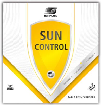 Sunflex Sun Control Tischtennis-Belag, 2,0mm Schwamm rot | Zubehör Schläger TT