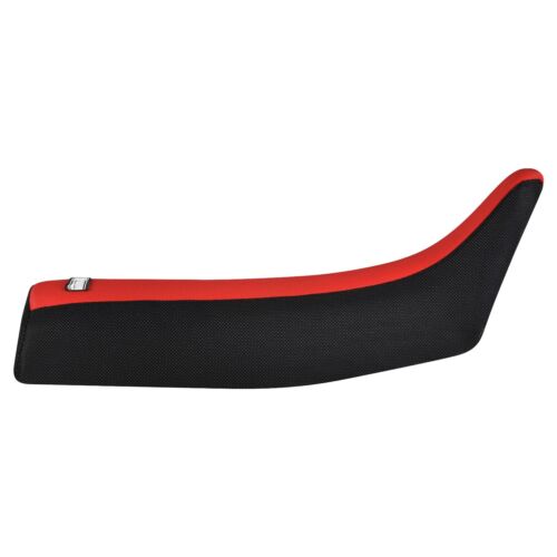 1984-2002 HONDA XR 200 R SEAT COVER by Enjoy MFG BLACK/RED standard #340 LOGO - Picture 2 of 5