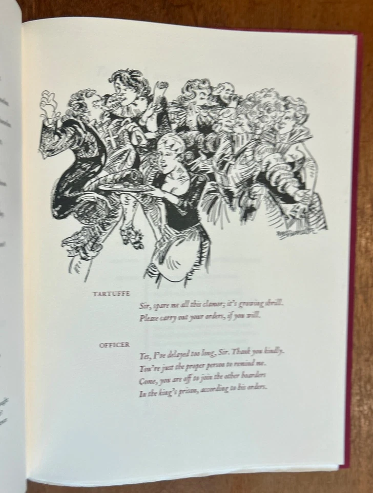Tartuffe Comedy in Five Acts 1669 Limited Signed 2004 Arion Press, Moliere - Image 4 of 4