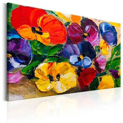 FLOWERS NATURE Canvas Print Framed Wall Art Picture Photo Image b-B-0226-b-a