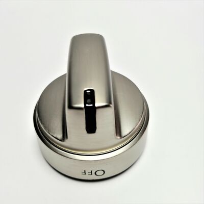 Ersatz-Bedienknopf aus Edelstahl für GE Gas Range Stove 4363588 PS11729081 Knob