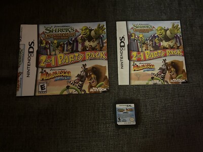 Shreks Carnival Craze Madagascar Kartz Nintendo DS TESTED 2DS 3DS XL Lite No box
