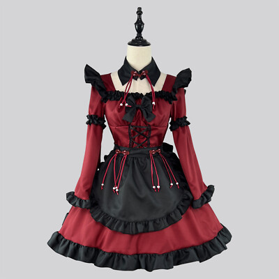 anime dress black Mahou Shoujo ni Akogarete Sister Gigant Black Dress Anime Figure Cospl –  Cosplaysky.ca