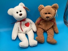 TY Beanie Babies 1994 Valentino  1996 Curly