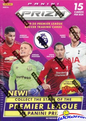 2019/20 Panini Prizm Premier League Factory Sealed Blaster Box-STUNNING PARALLEL