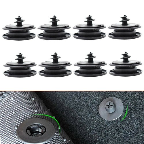 8X Car Floor Mat Clips Carpet Fixing Retainer Universal Grips Clamps