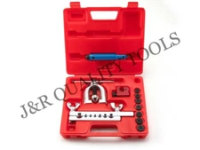 SAE / MM Double Single Flaring Brake Line Tool Kit w/ Mini Pipe Cutter Car Truck