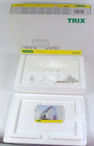 TRIX 24056 LEERKARTON Güterwagen Schwerlastwagen Spur H0 OVP HO Leerverpackung ! | Zustand: Gebraucht