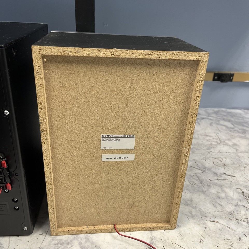 Sony MHCEC55 CD Receiver 3Disc CD Changer Bookshelf Stereo FULLY