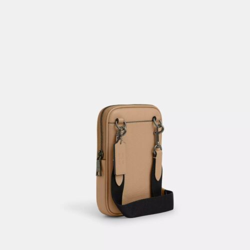Neu mit Etikett Coach CU543 Coach X Observed By Us Aden Umhängetasche genarbtes Leder 250 $ - Bild 7 von 16