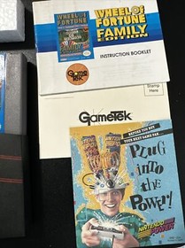 Wheel of Fortune -- Family Edition Nintendo NES VIDEO GAME COMPLETE 80'S 