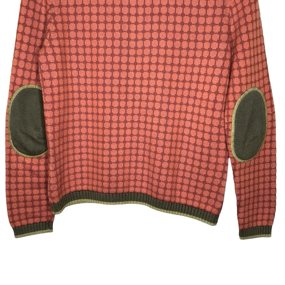 Talbots Vintage Checked Pattern Full Zip Knit Car… - image 6