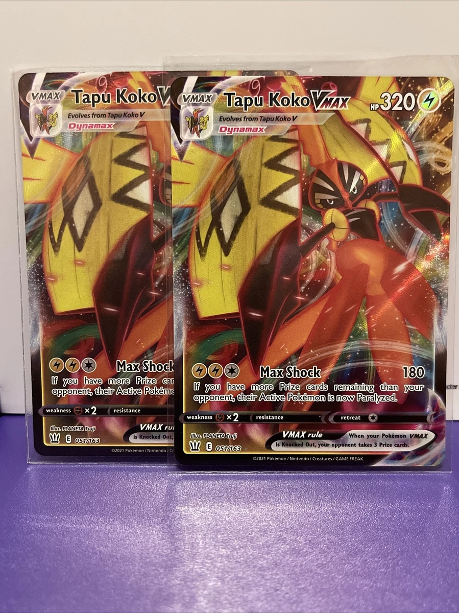 Verified Tapu Koko Vmax - Battle Styles by Pokemon Cards