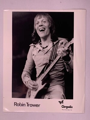 Fotografía De Robin Trower Vintage Oficial Chrysalis Promocional Enero 1980 #2 - Imagen 1 de 4