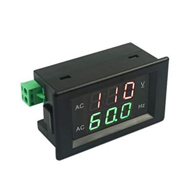 Digital AC Voltage Frequency Meter, AC 80-500V Voltmeter 45-65Hz Frequency Co...