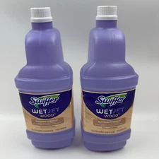 (2) Swiffer WetJet Quickdry Wood Formula Dries 2X Faster, Unscented - 42 oz.