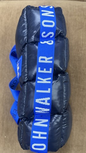 NEW Blue Label Johnnie Walker Backpack Bag Reversible Blue Limited Edition EMPTY - Picture 7 of 24