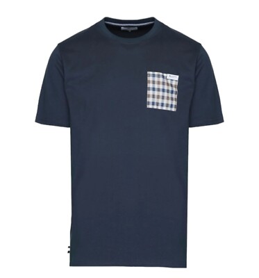 Aquascutum Active Men`s Club Check Pocket T-Shirt