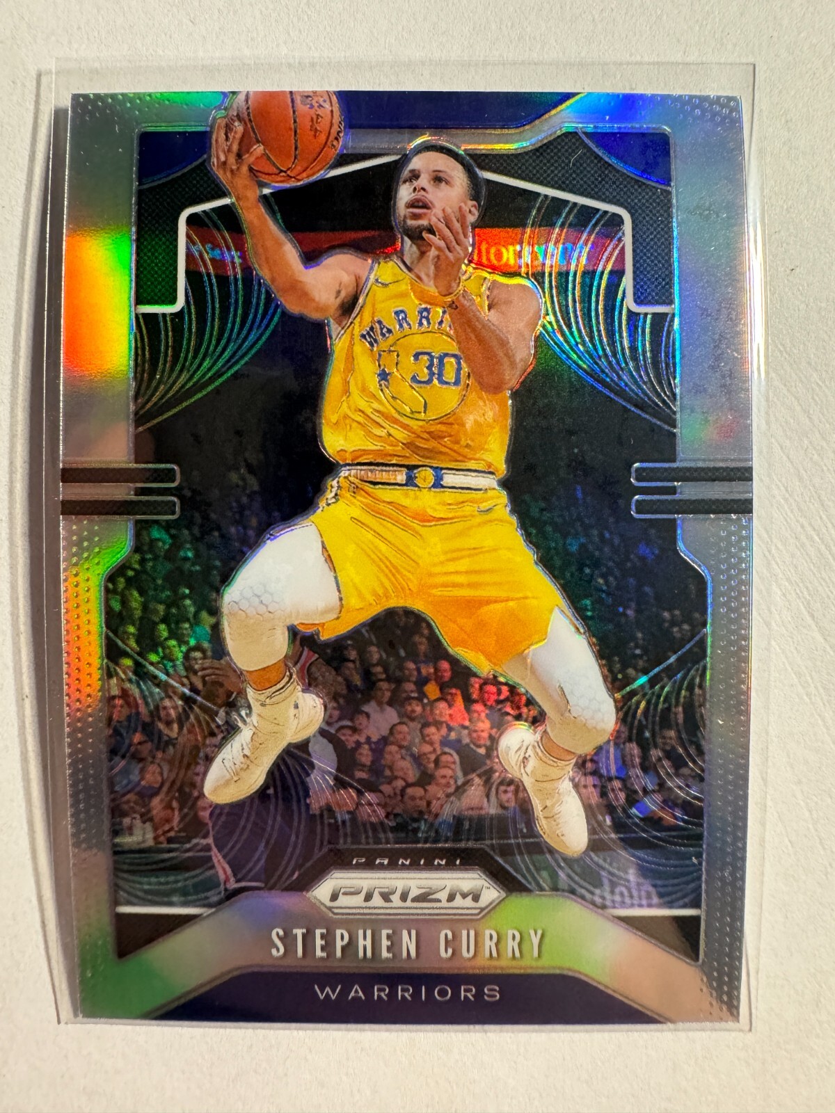 K162,243 - 2019-20 Panini Prizm Prizms Silver #98 Stephen Curry