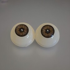 ACRYLIC Realistic Eyes BROWN HAZEL 22 MM REBORN DOLL SUPPLIES