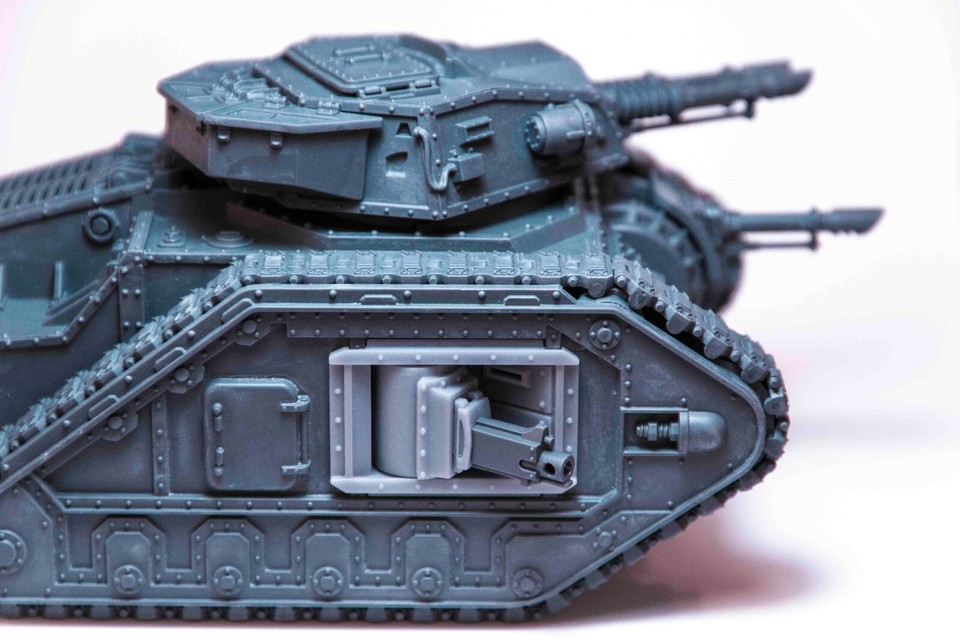 Internal Rake Tank Internal Side Sponsons Conversion Kit Solar Auxilia Leman Russ Tank ...