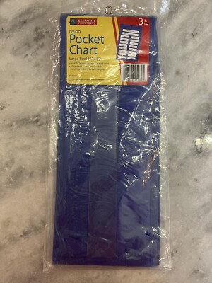LEARNING PLAYGROUND POCKET CHART 34X52 - BRAND NEW IN PACKAGE 
