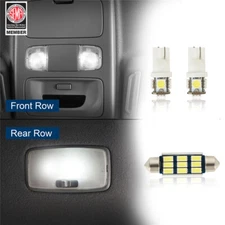 3Pcs Interior White LED Map Dome Light Bulbs Kits Fit Toyota Tacoma 2005-2015