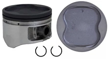EngineTech Piston Set Pack of 6 .50mm .020in Oversize .50mm .020in Oversize  wit