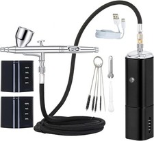 cordless Portable Airbrush kit with Compressor,Rechargeable and replaceable a...