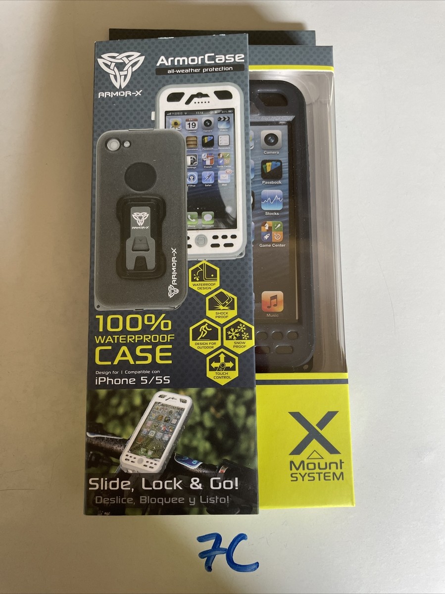 Armor-x 100% Waterproof Case for iPhone 5s Black