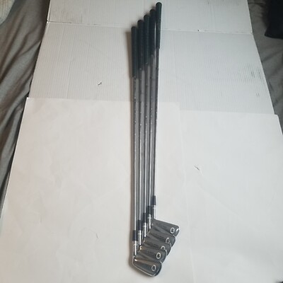 Ben Hogan Apex II Golf 3-7 Irons Set RH Steel Shafts White Cameo