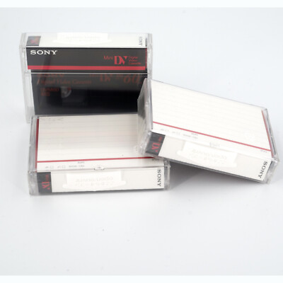 3 Kassette Video Mini-Dv Sony Premium Dv 60 Min.sp / 90 Min Dvc Dvm Bulk