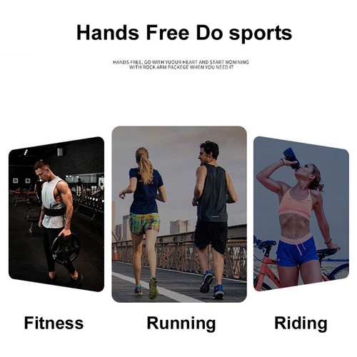 Sport Arm Band Key Bag Wrist Pouch Holder Armband Phone Case Headset Running Gym - Picture 4 of 17