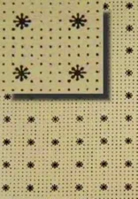 Stars &DotsTrunk Liner chest antique  old inside interior sticker decal paper