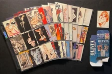 Olivia Collector Cards 1992 - Pinup Art Trading Cards - Set w/ Promo & Box !!